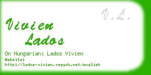 vivien lados business card